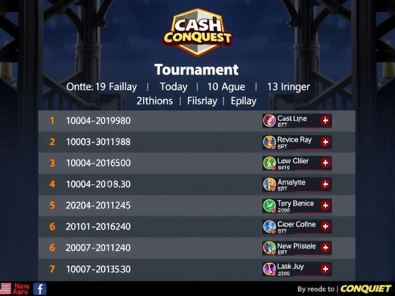 Cash Conquest India Daily Tournaments Cash Conquest India Tournament Schedule